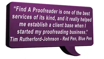 Proofreading testimonial